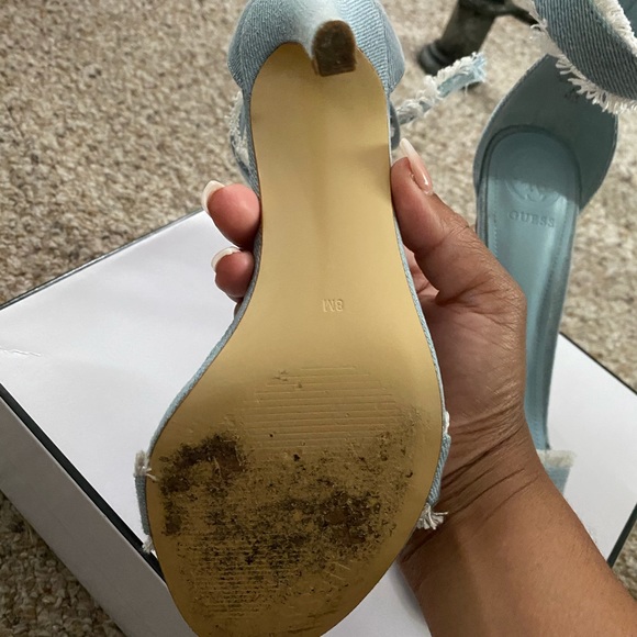 Pre loved 🥰Denim heels - Picture 5 of 6